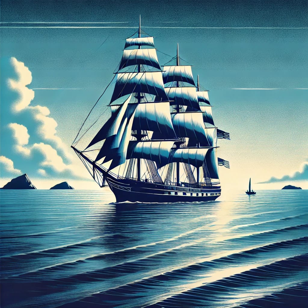 A tense scene inside a dark echoing cave with Armand Leclerc and Elodie Moreau cautiously advancing, looking around as if being followed